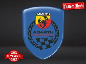 Fiat Abarth Pegatina Silicona Pro Máximo Resistente Diseño Elegante